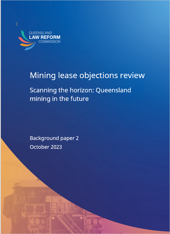 Background paper 2 - Scanning the horizon: Queensland mining in the future- Click to download